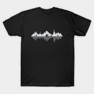 Band on stage sound wave T-Shirt